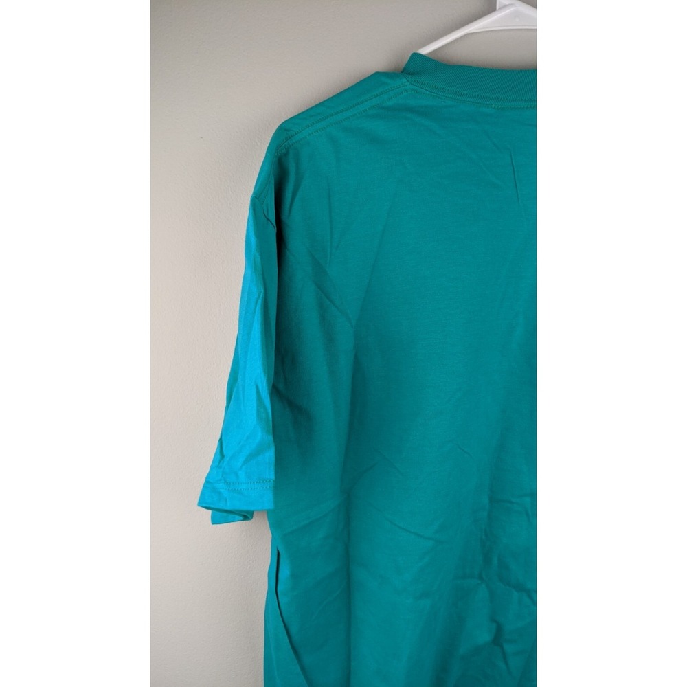 Vintage Treasure Island at The Mirage T-Shirtโ Teal Embroidered Pirate Design XL - Picture 13 of 16